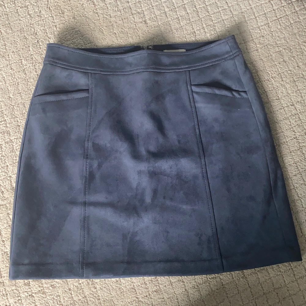 Faux suede Skirt